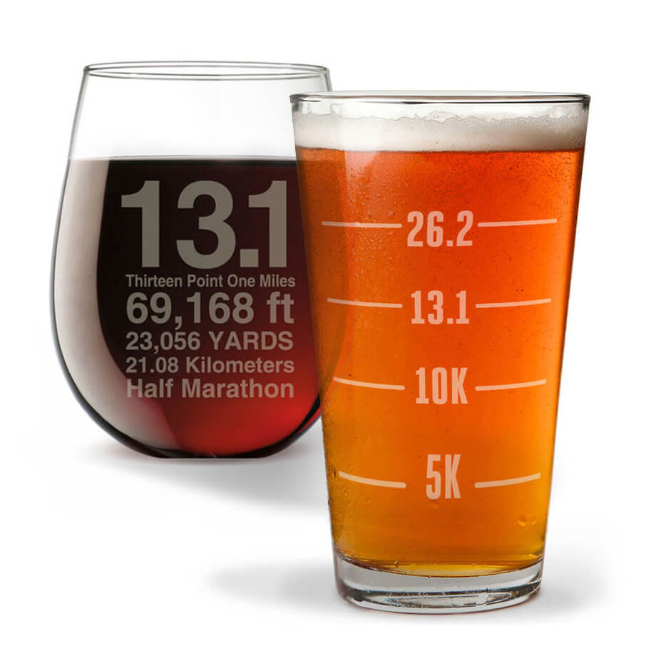 Runner Beer & Wine Glases